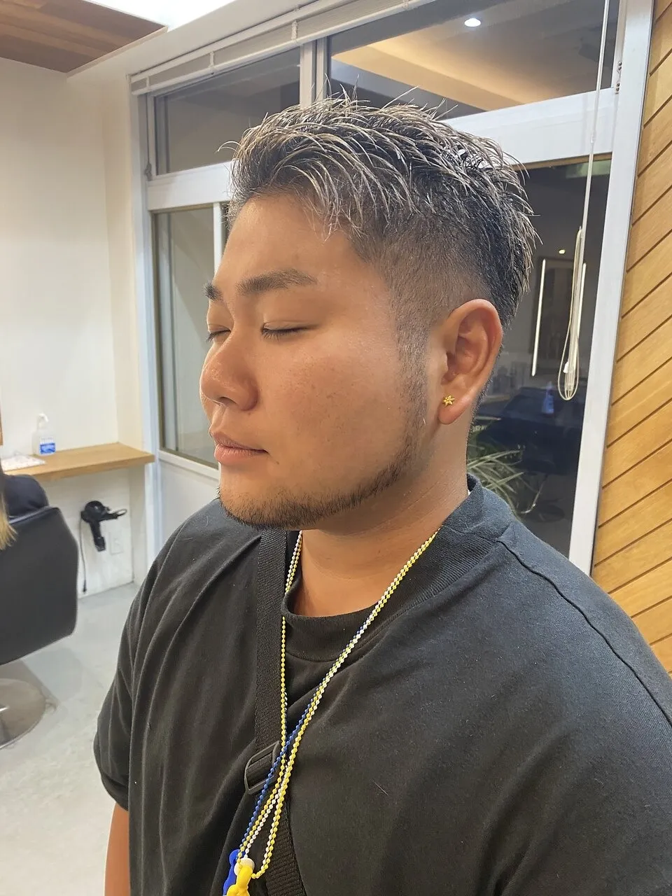 刈り上げスタイル×デザインハイライト