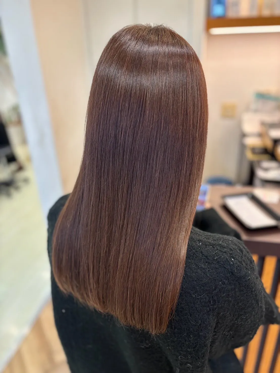 【髪質改善微還元ストレート】